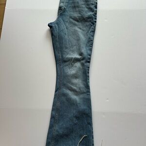Women's Light Blue Flared Jeans